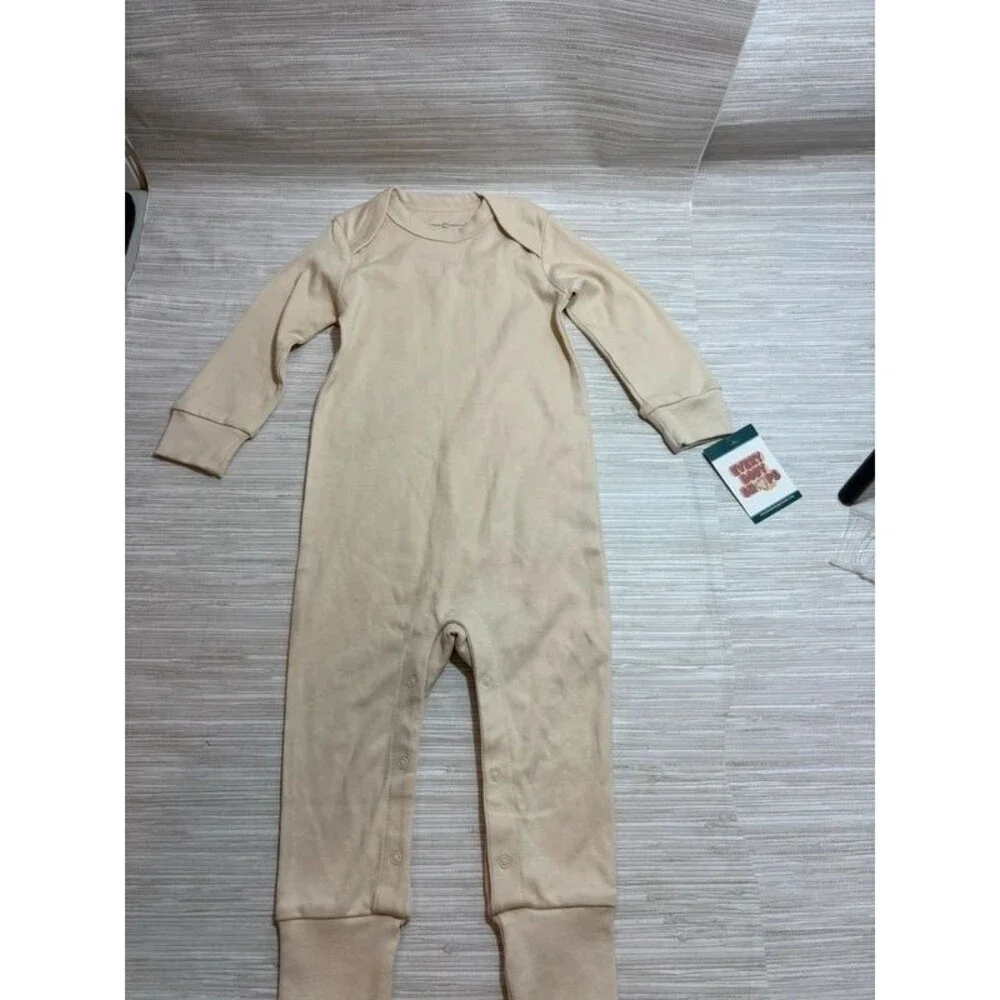 Colored organics 6-12 months beige jumper organic cotton